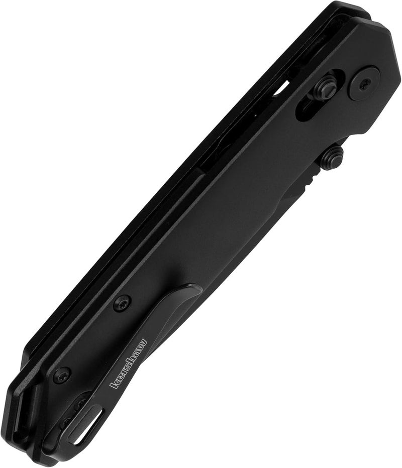 Kershaw Iridium Reverse Tanto Folding Pocket Knife, Sleek 3.4 inch D2 Steel Blade, DuraLock Locking Mechanism, Aluminum Handle, Designed in the USA - Image 5